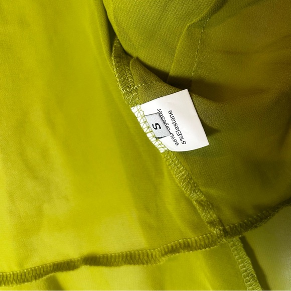 Women’s Long Sleeve Tie Front Cardigan Sheer Mesh Ruffles top - Picture 11 of 12